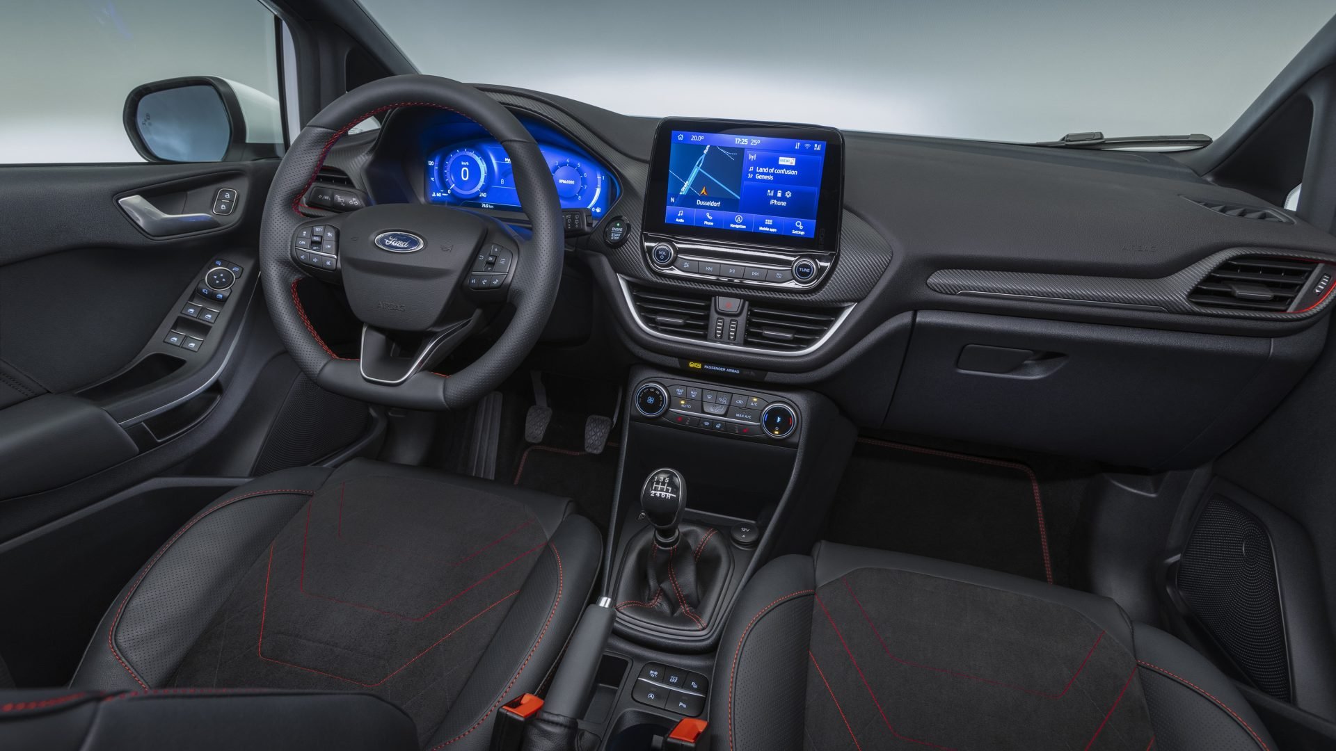 Ford Fiesta interior (left hand drive model)