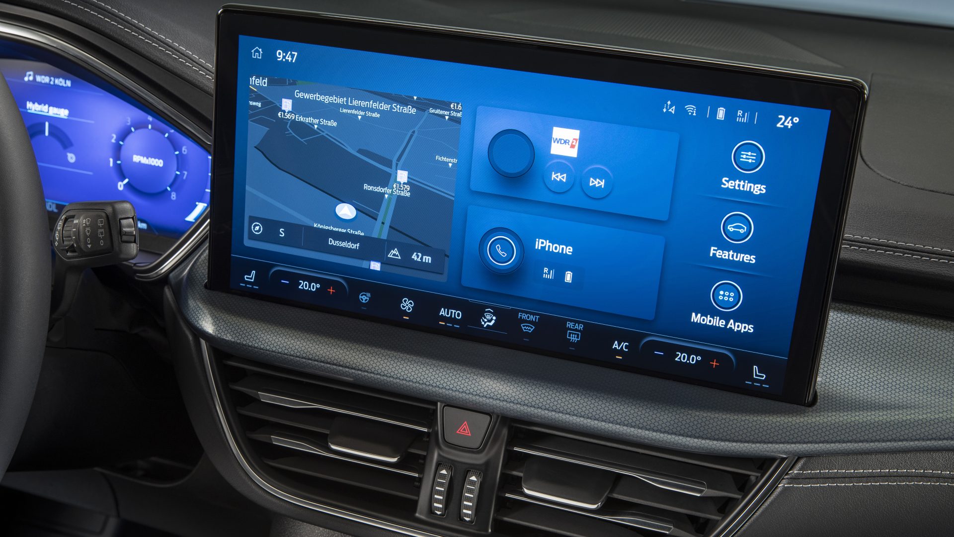 Ford Focus infotainment screen