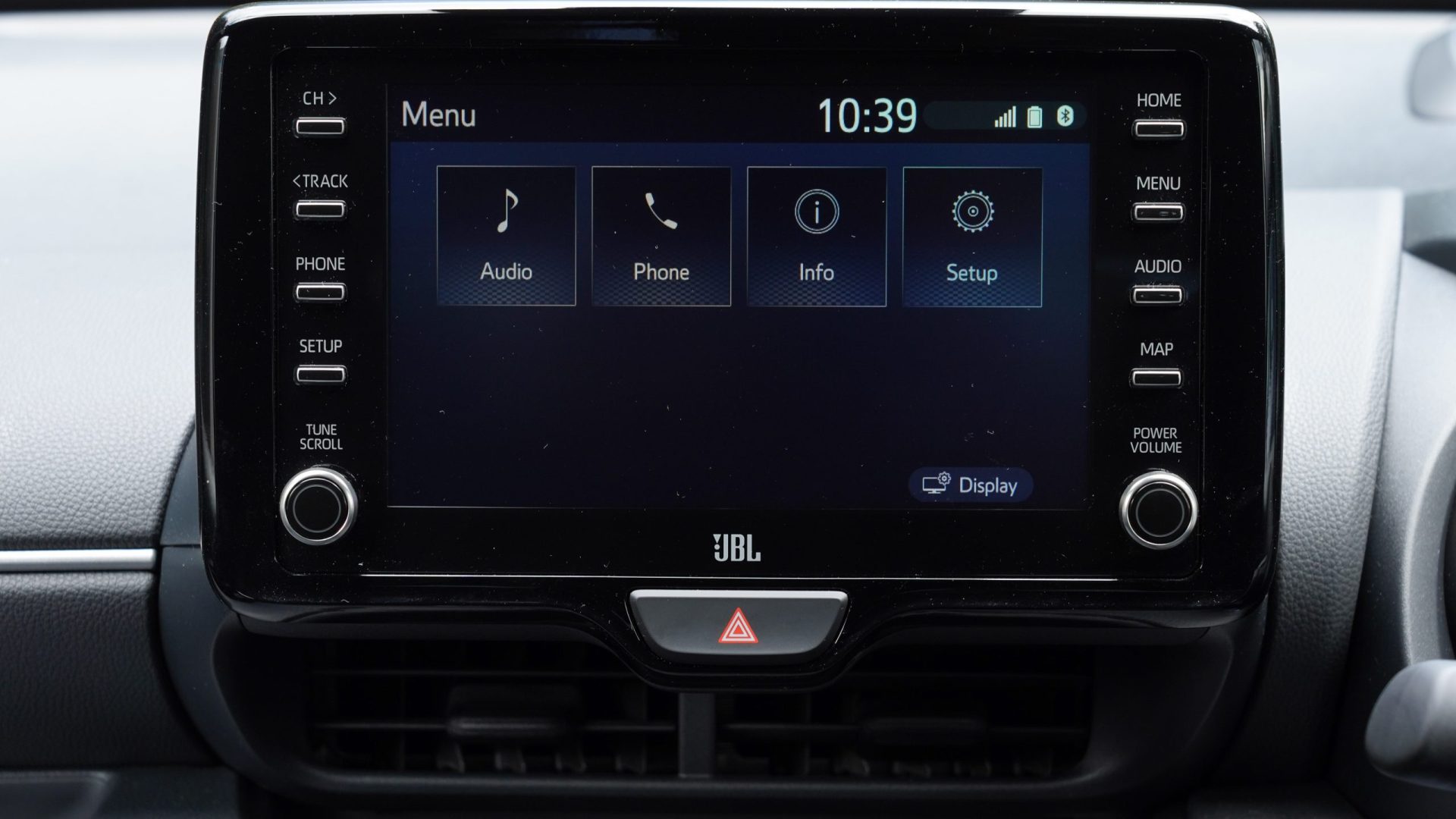 Toyota Yaris touch screen